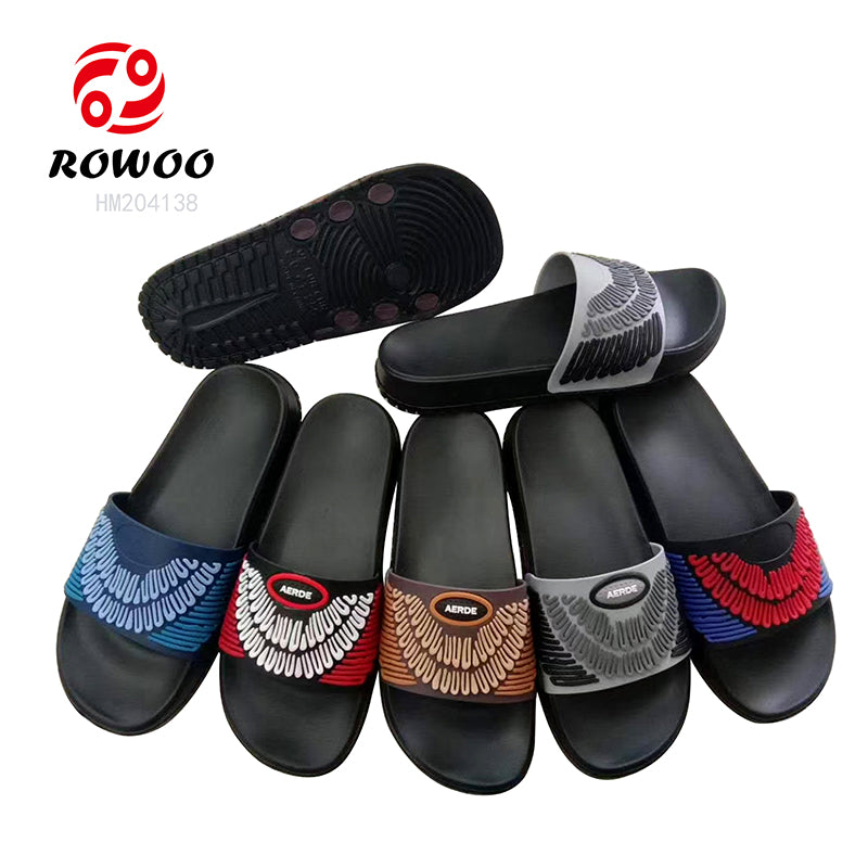 Wholesale Men's Non-slip Wing Print Slides