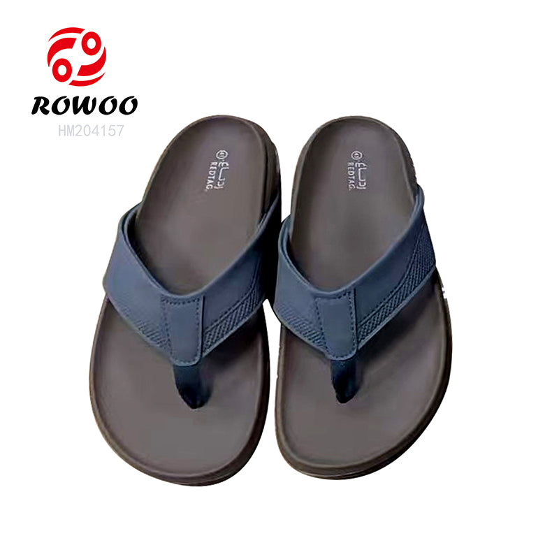 HUMMOO Men's Comfortable Thong Slide Sandals