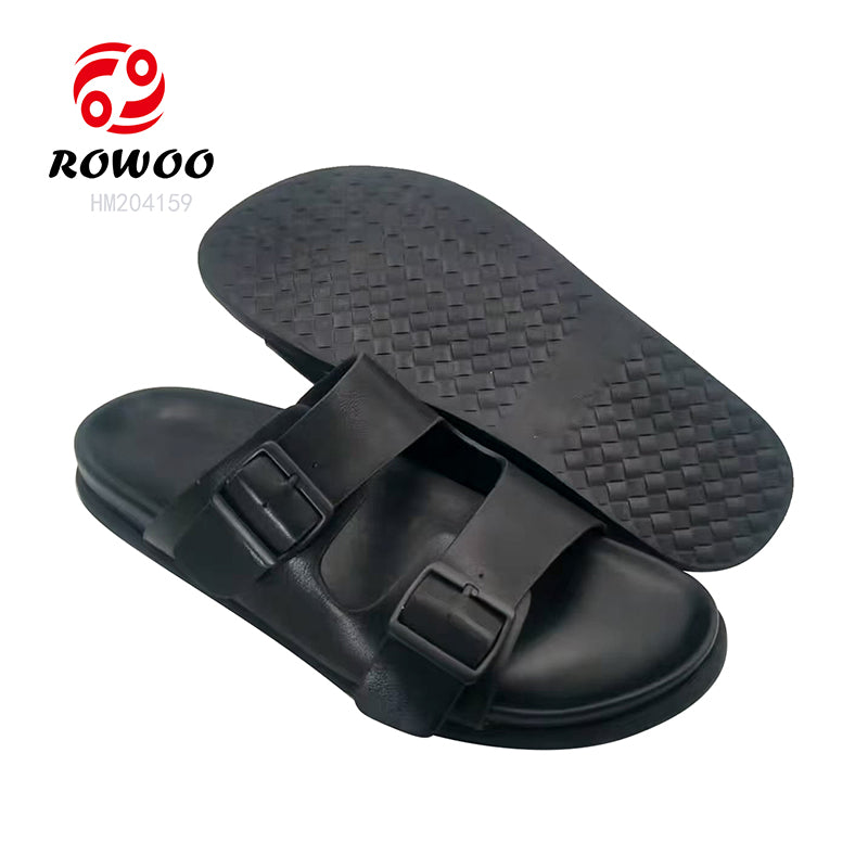 Men's Double Buckle Slides Wholesale