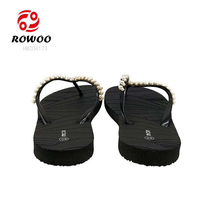 Black Pearl Decor Women's Flip Flops