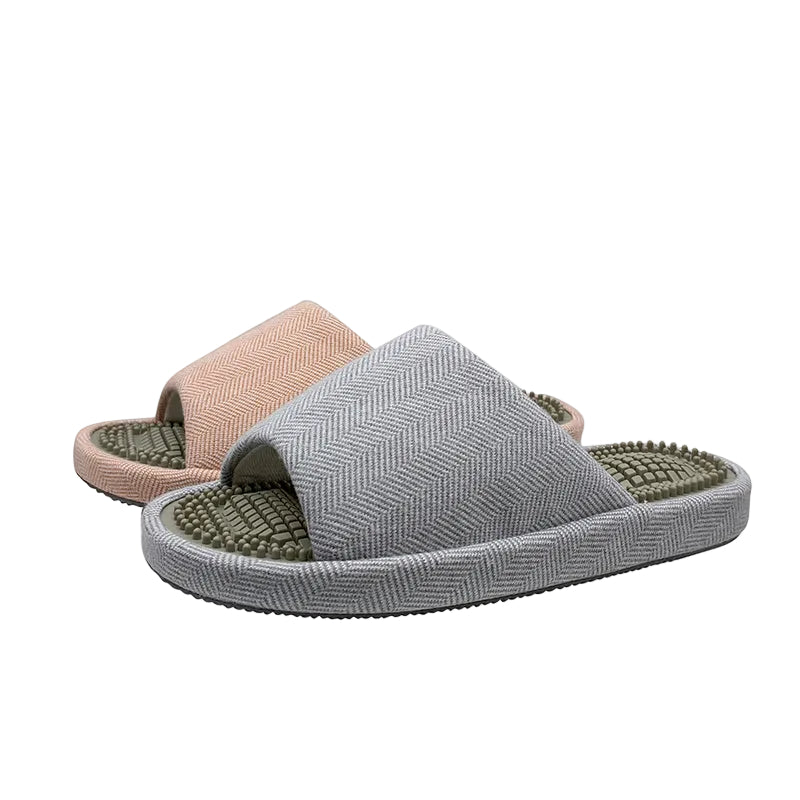 Massage Linen Slippers