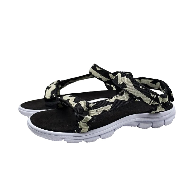 Geometric Print Sport Sandals