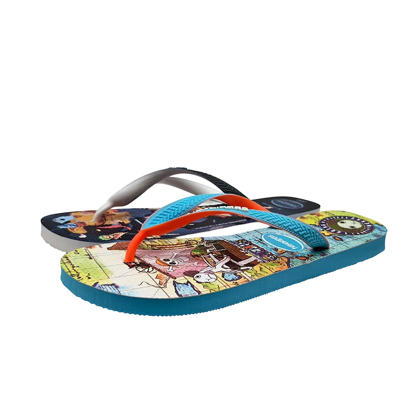 Cartoon Print Kids Flip Flops