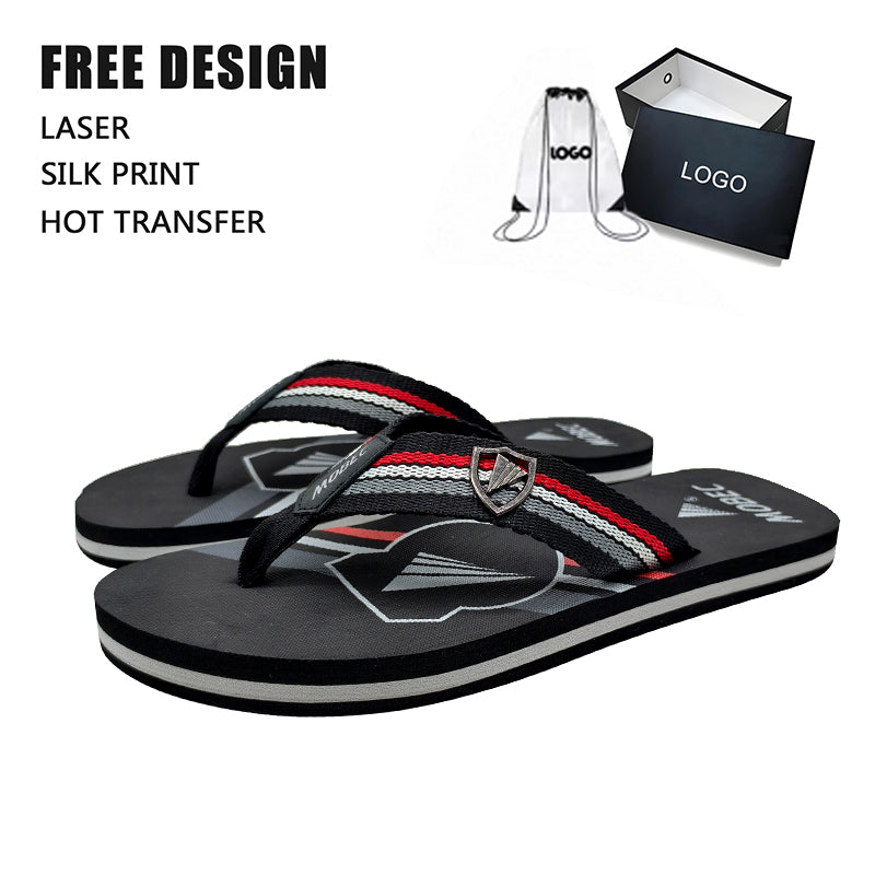 Stripe Men Flip Flops
