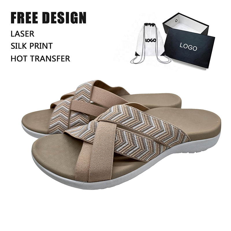 Geometric Woven Orthotic Sandal