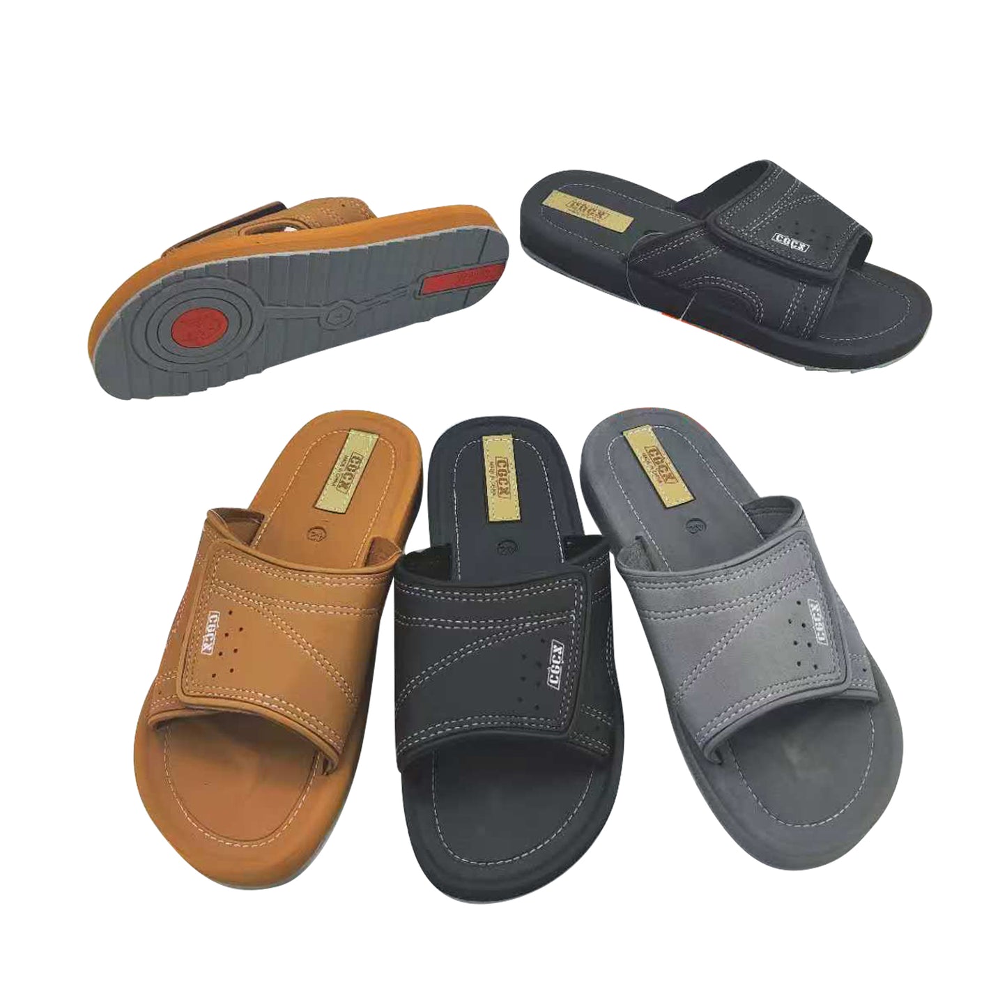 Circular Groove Anti-Slip Sole Indoor Slippers