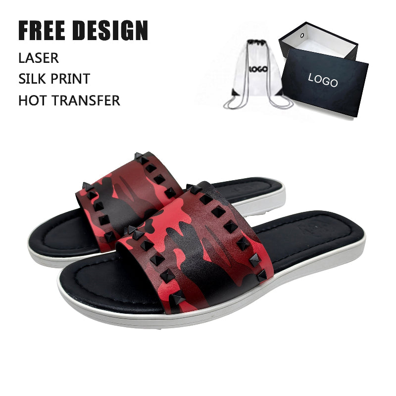 Camouflage Rivet Custom Slides