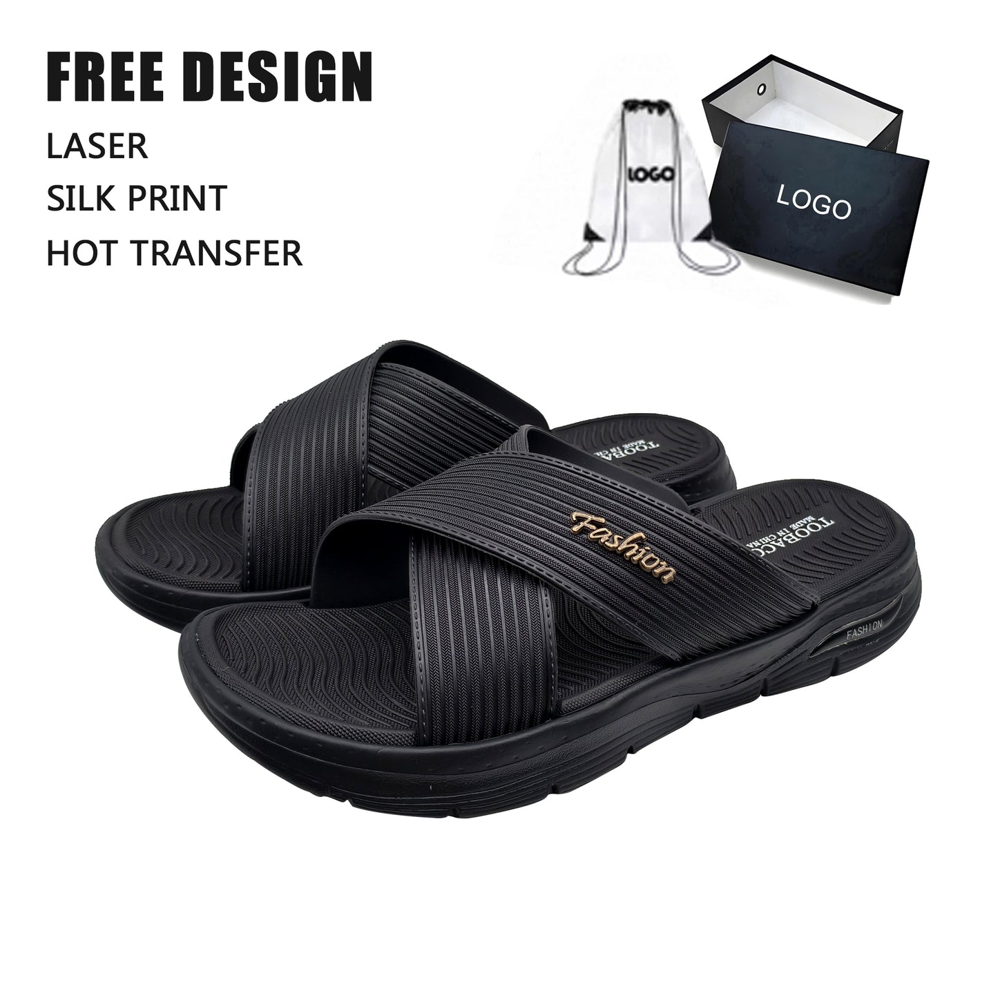 Embroidery Platform Slippers