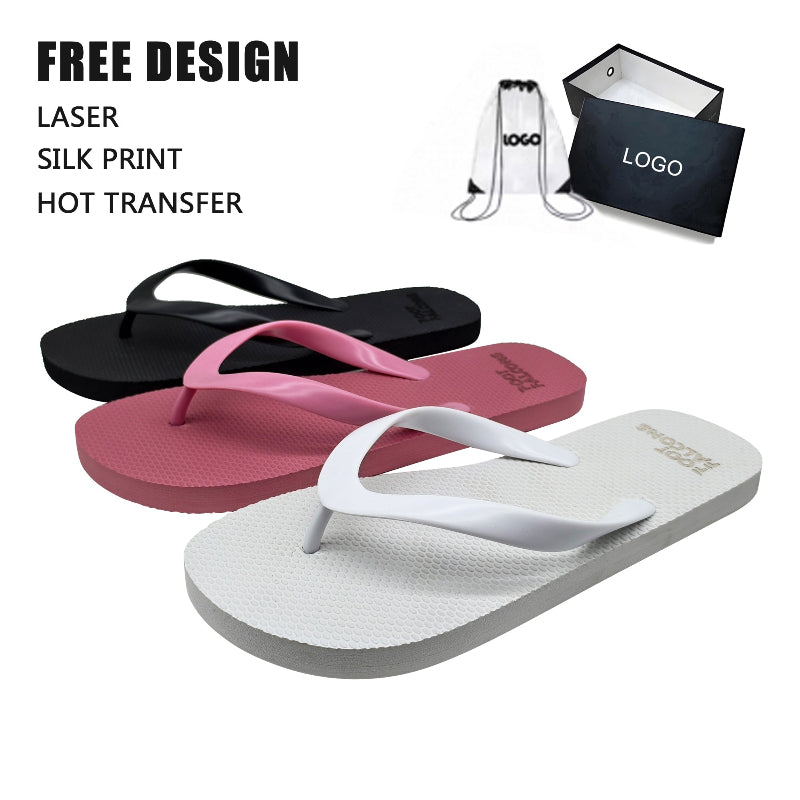 Ladies Plain Beach Thongs