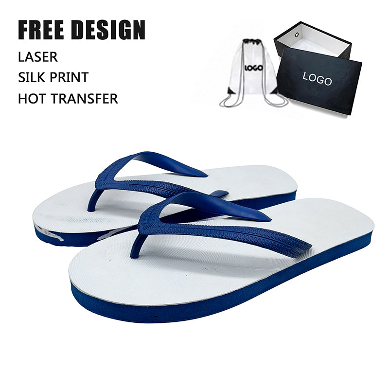 Two-tone Plain Flip Flops Bulk