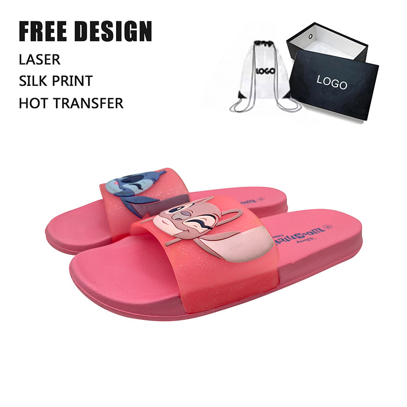 Cartoon Print Slide Sandals Bulk