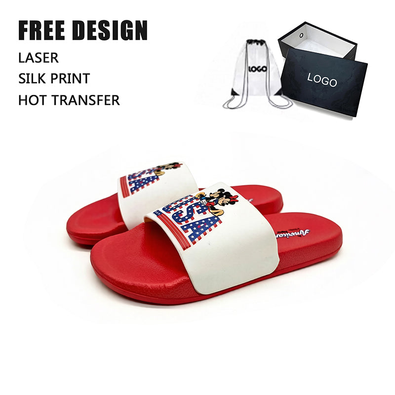 Printed Slide Sandals