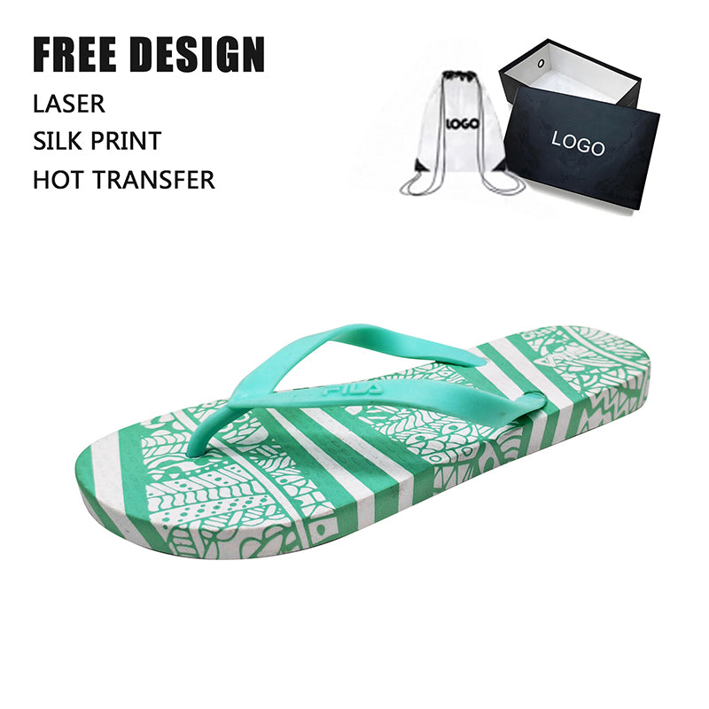 Tribal Print Flip Flops