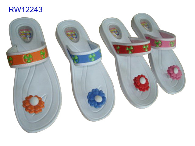 Flower Decor Women's Slide Sandals