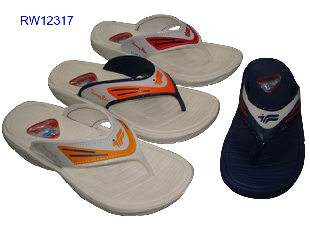 Sporty Color Block Men's Flip Flops