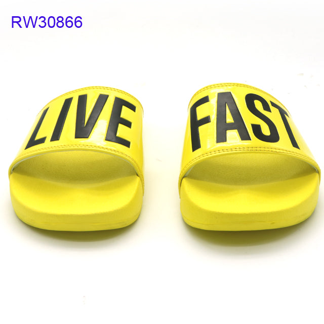 Wholesale Custom Letter Print EVA Slide Slippers