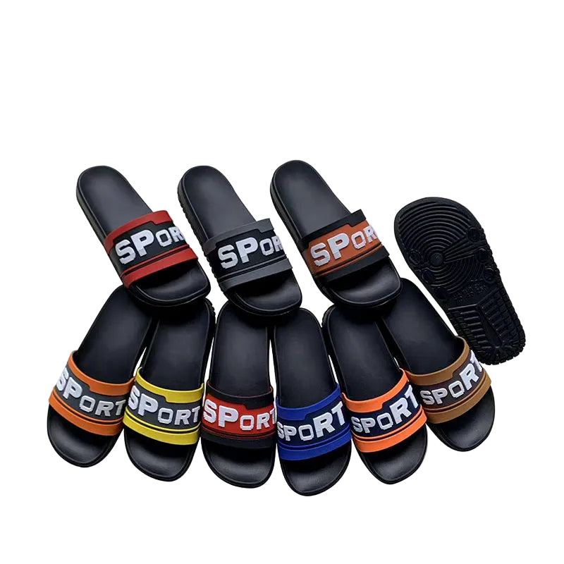 Wholesale Men's Non-slip Sport Slides