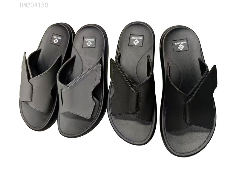 HUMMOO Men's Adjustable Strap Slide Sandals
