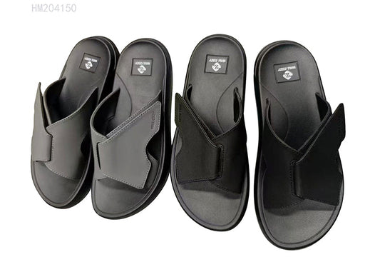 HUMMOO Men's Adjustable Strap Slide Sandals