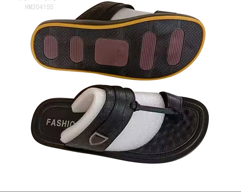 HUMMOO Men's Fashion Toe Loop Slide Sandals