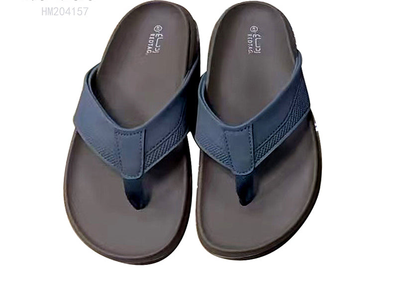 HUMMOO Men's Comfortable Thong Slide Sandals