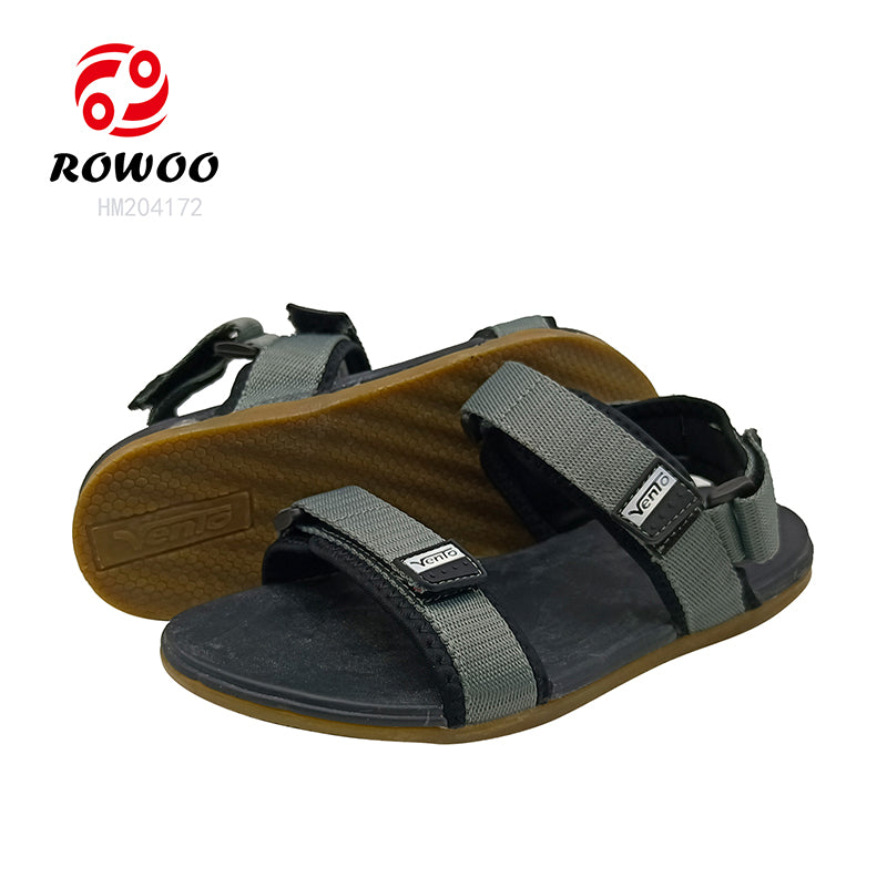 Grey Adjustable Men's Sport Sandals