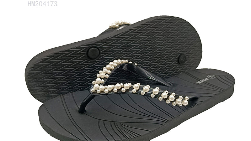 Black Pearl Decor Women's Flip Flops