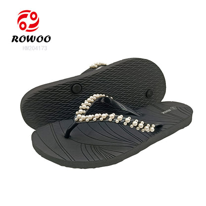 Black Pearl Decor Women's Flip Flops