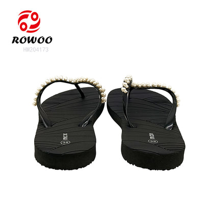 Black Pearl Decor Women's Flip Flops