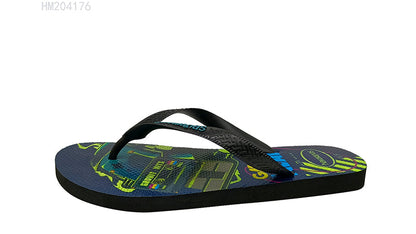 Boys' Game Print Casual Flip Flops