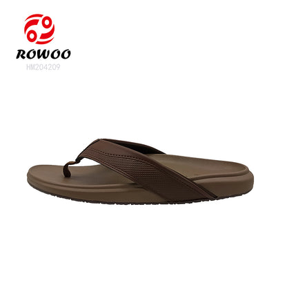 Brown Casual Men's Flip Flops