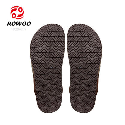 Brown Casual Men's Flip Flops