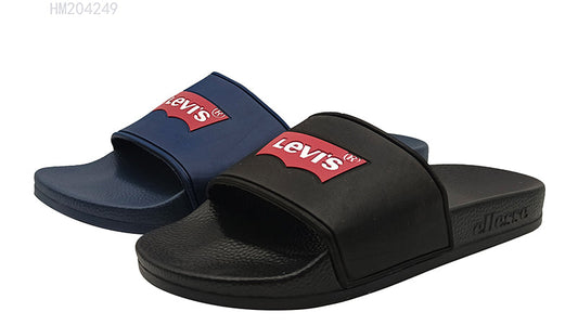 HUMMOO Men's Logo Print Slide Sandals