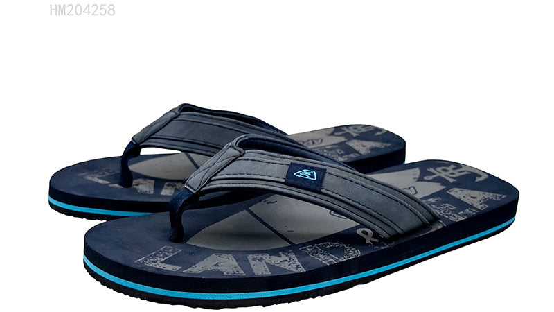 Men's Letter Print Flip Flops Wholesale