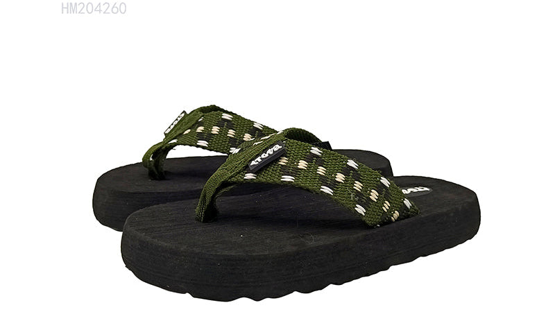 Men's Woven Strap Flip Flops Wholesale