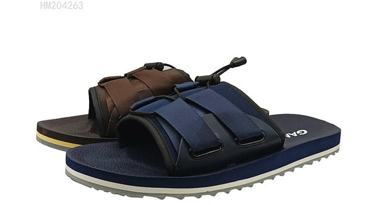 HUMMOO Men's Adjustable Strap Slide Sandals