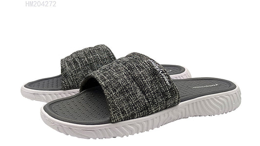 Women's Knit Strap Slide Sandals Comfort Slippers