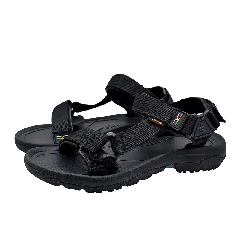 Black Men Trekking Sandals