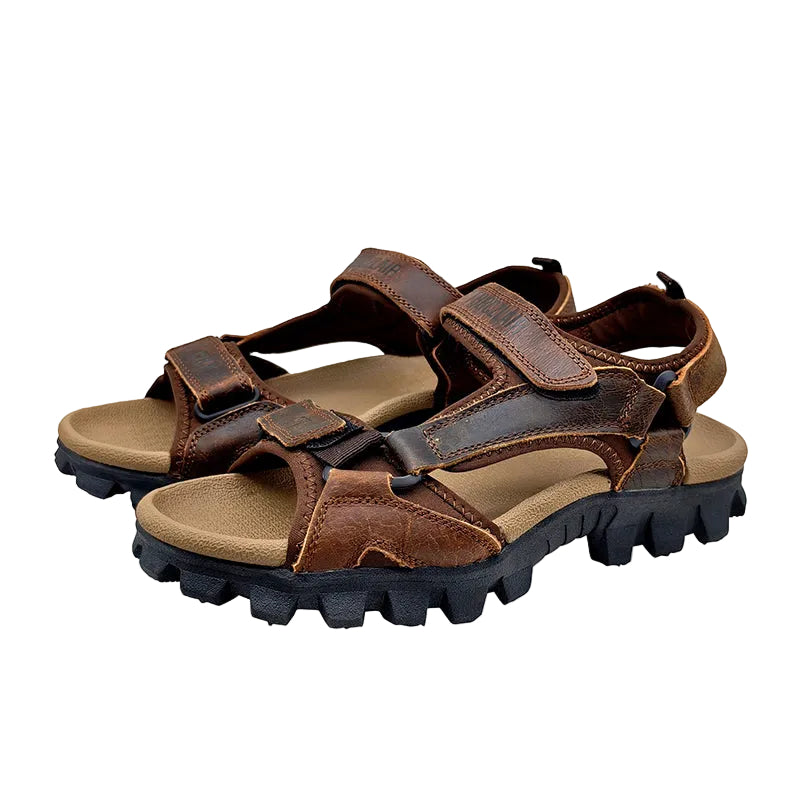 Leather Men Hiking Sandals