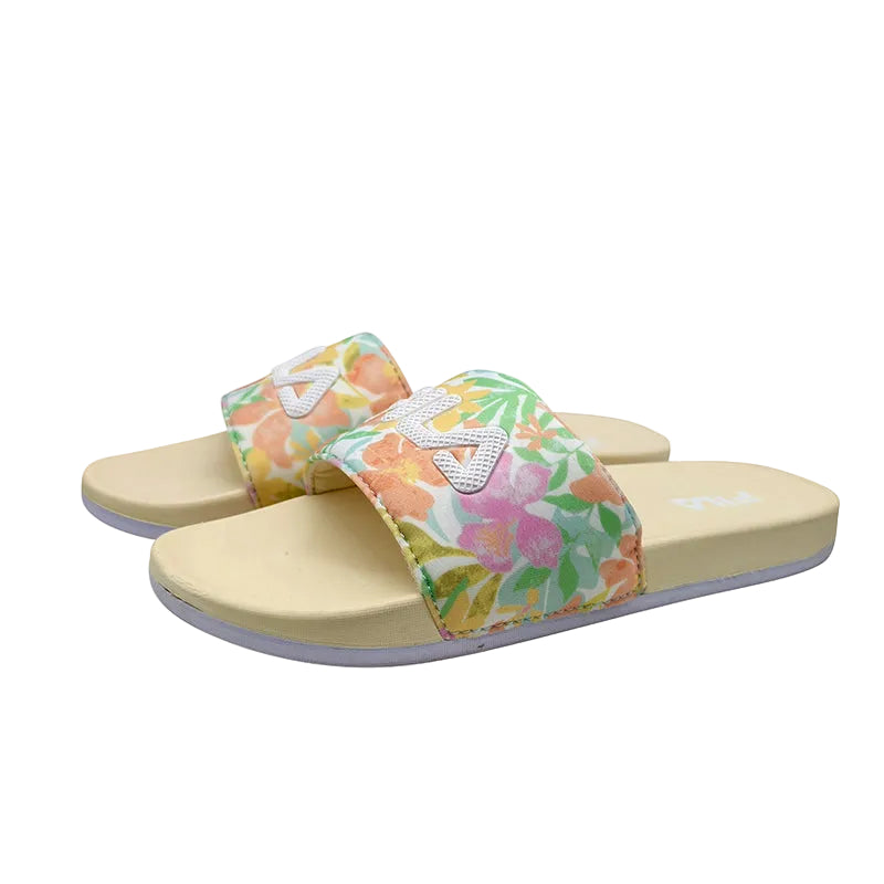 Floral Print Women Slide Sandals