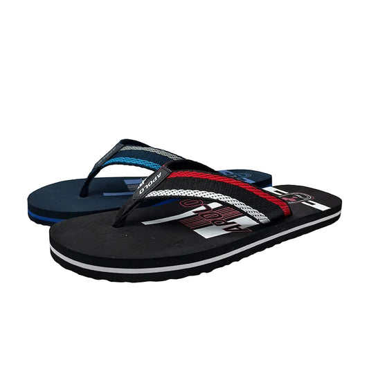 Stripe Webbing Flip Flops
