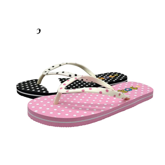 Polka Dot Flip Flops