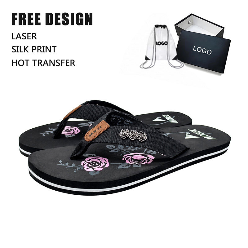 Printed Floral Casual Beach Slippers
