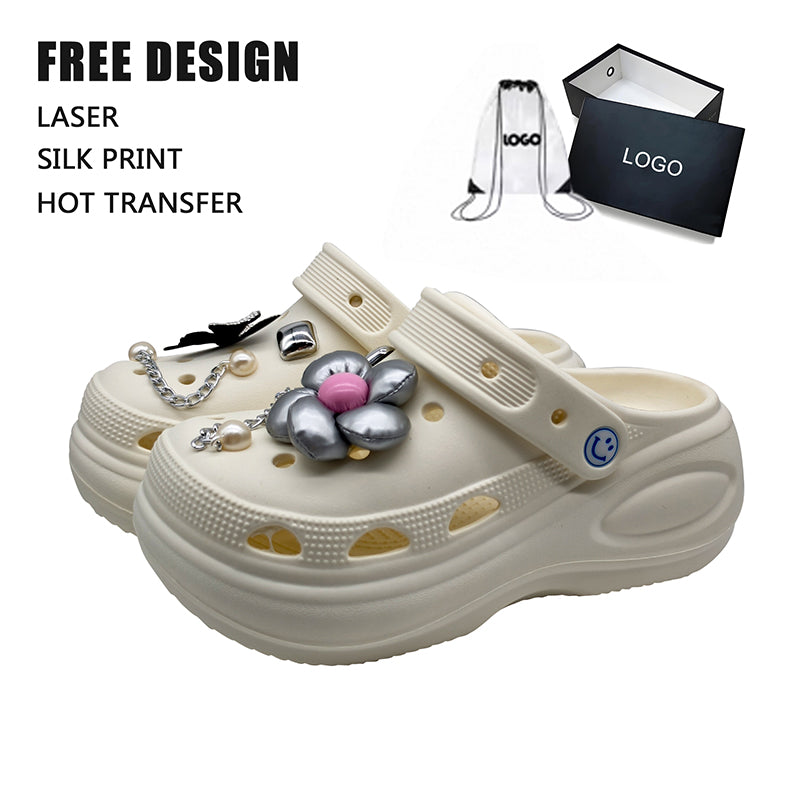 Pearl Decor Thick EVA Clog