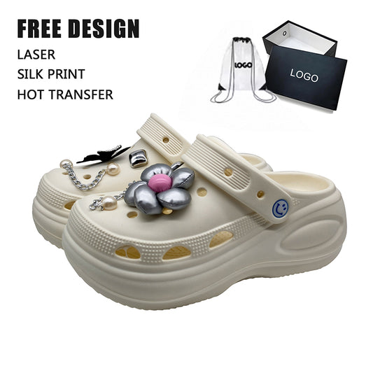 Pearl Decor Thick EVA Clog