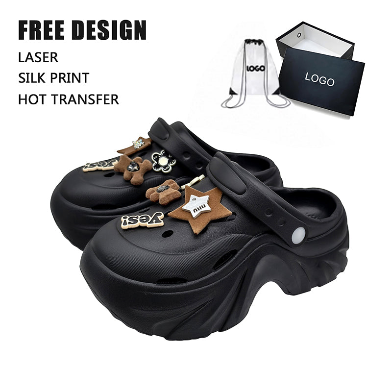 Black Charm EVA Clog