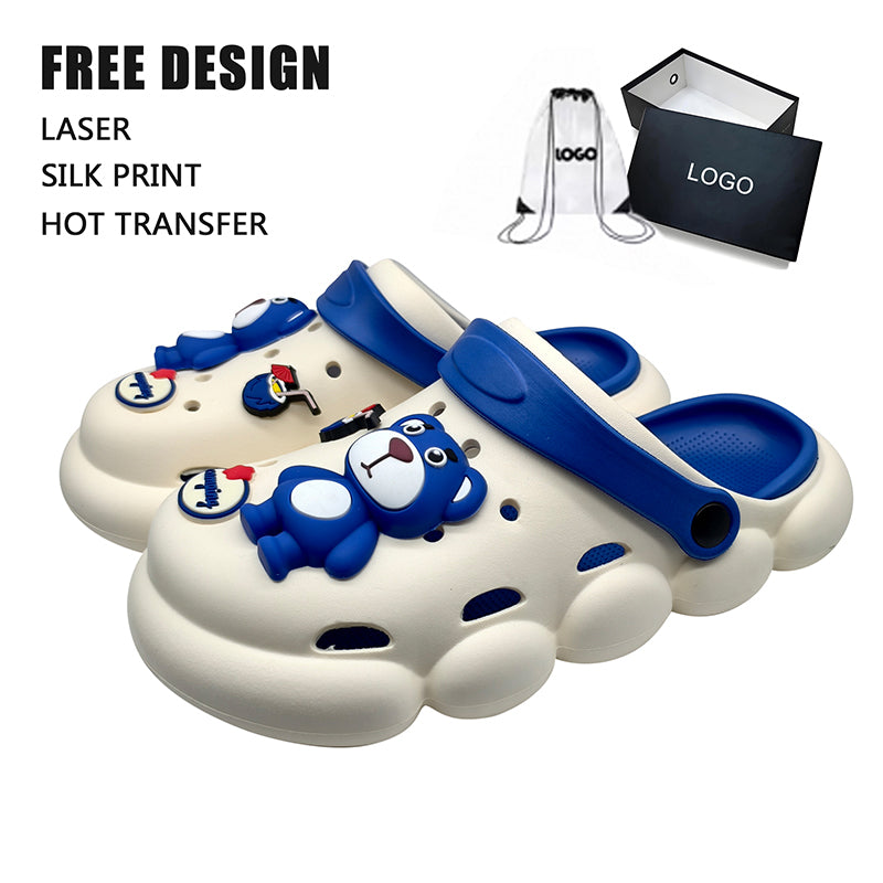 Cartoon Charm Bubble EVA Clog