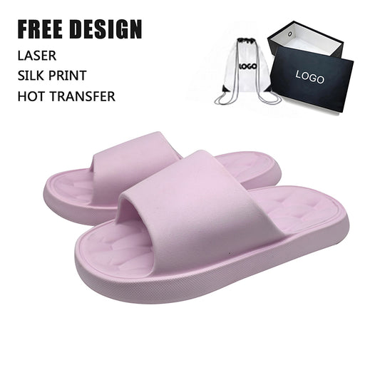 Light Pink Indented Insole Slide
