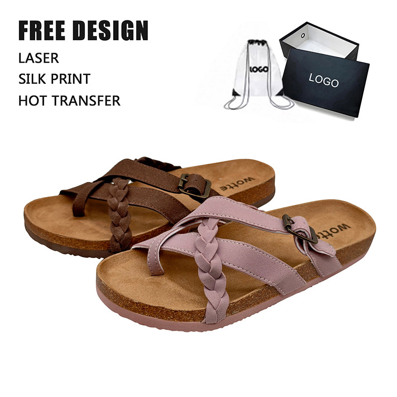 Buckle Thong Footbed Sandal