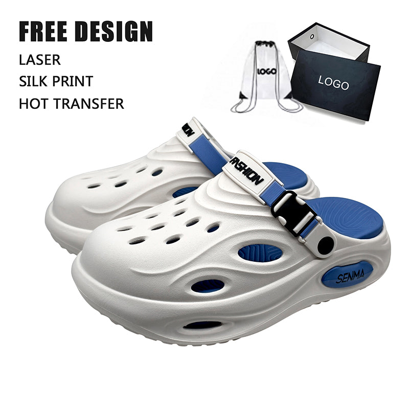 Wavy Vent Platform Two-way Wear EVA Clog
